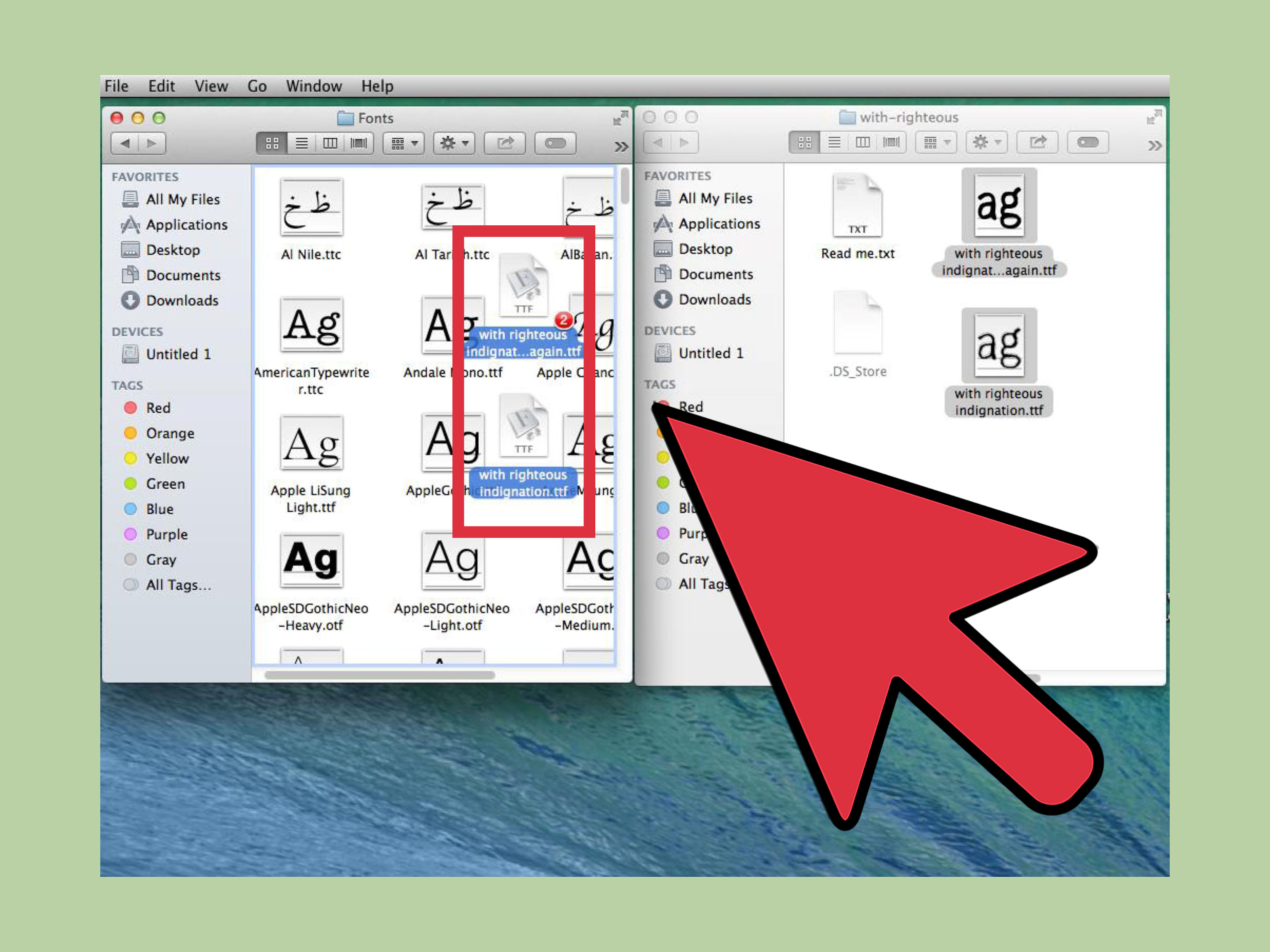 add font to photoshop for mac